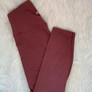 Lululemon Align 25” Spice Chai Lunar New Year Size 6 *Gold Logo soft align